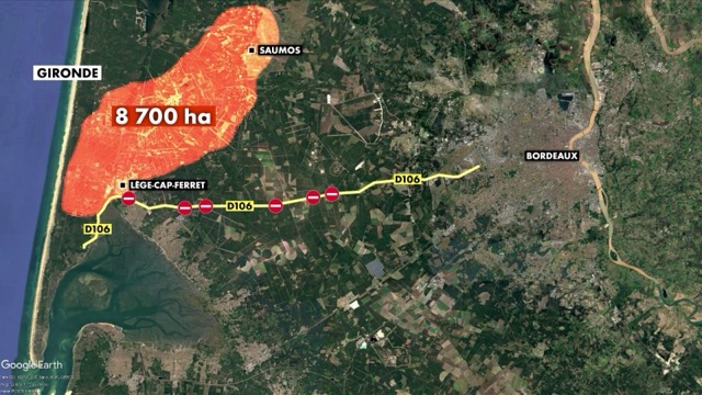 Incendies dévastateurs en Gironde et dans les Landes : évacuations massives et mobilisation des secours