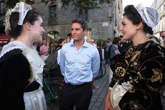 Gabriel Attal en campagne présidentielle