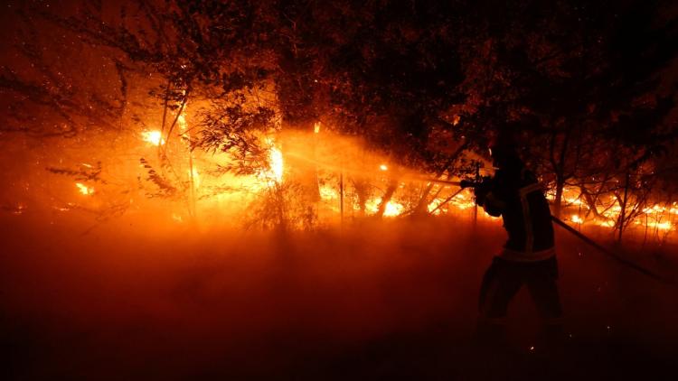 Évacuation massive au Cap-Ferret en raison d&rsquo;un incendie dévastateur