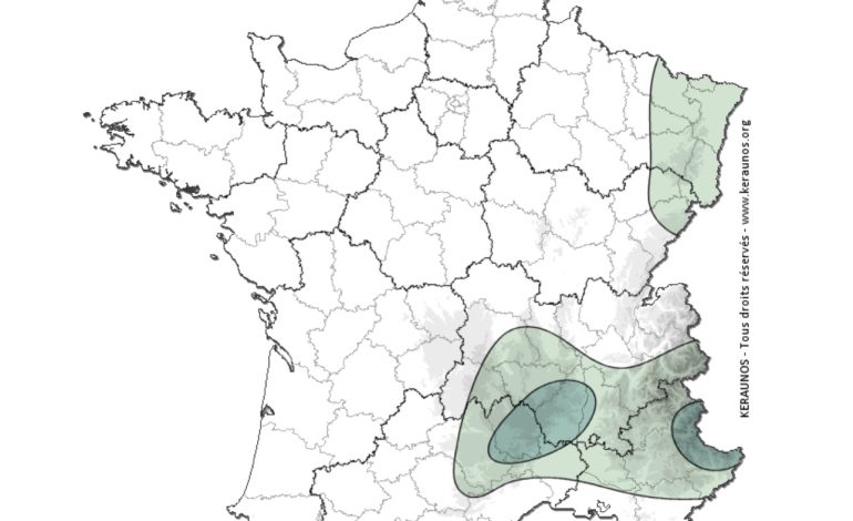 Alerte aux orages pour le week-end en France