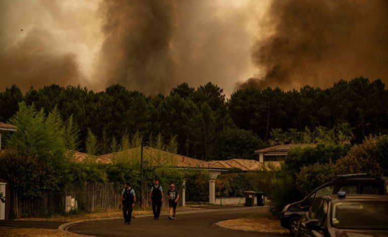 Une série d&rsquo;incendies en France et en Europe