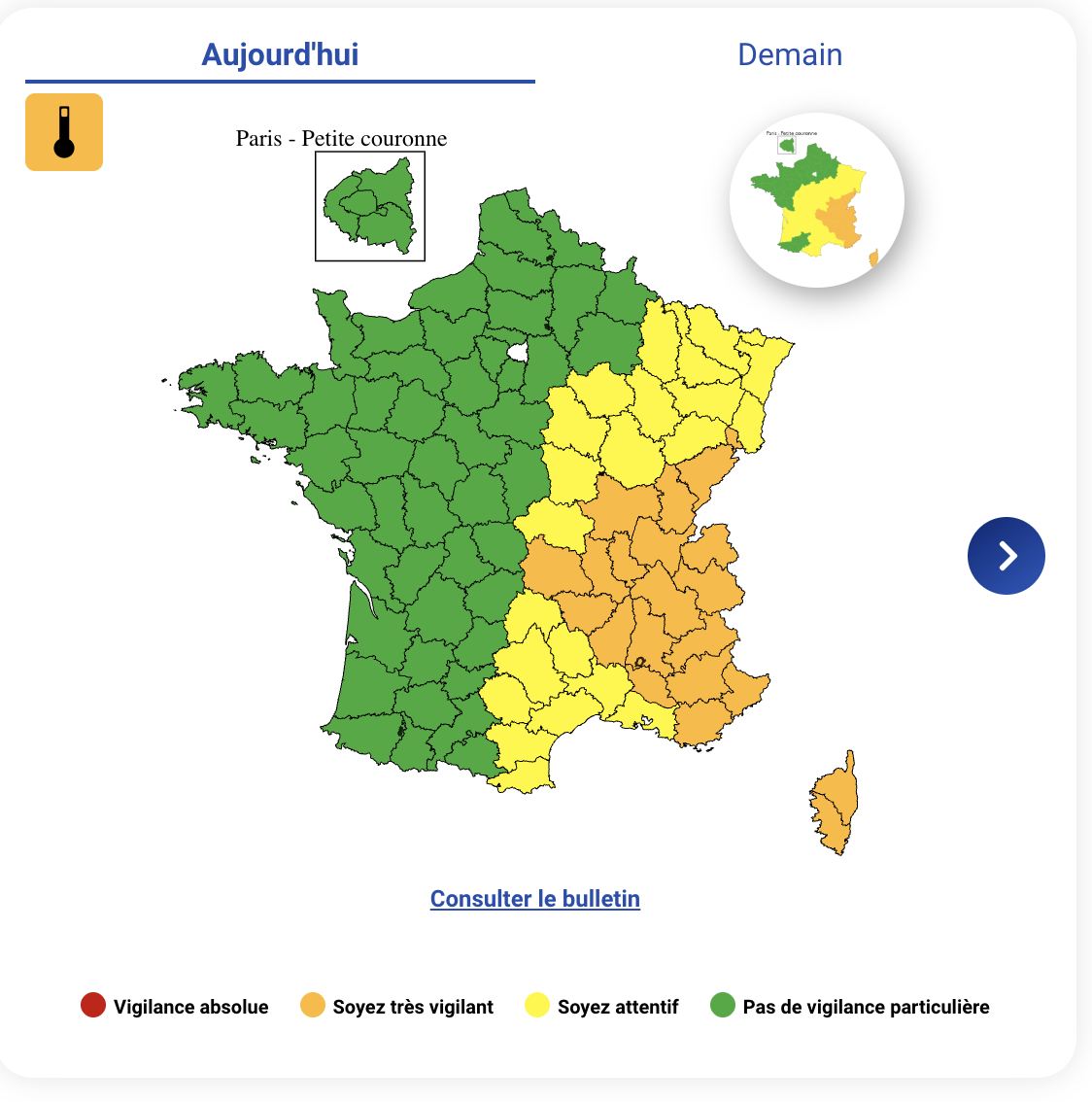 Alerte Canicule sur 21 Départements