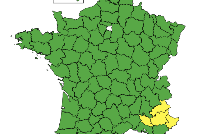 Alerte météo en France : Vigilance jaune pour orages
