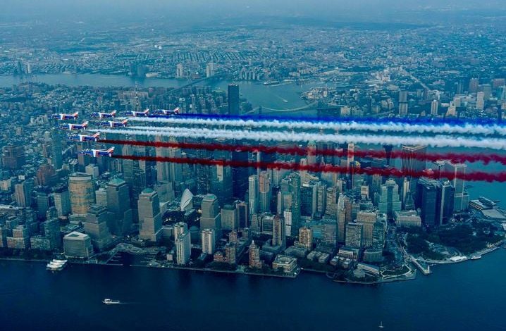 Participation historique de la Patrouille de France au défilé du 4 juillet à New York