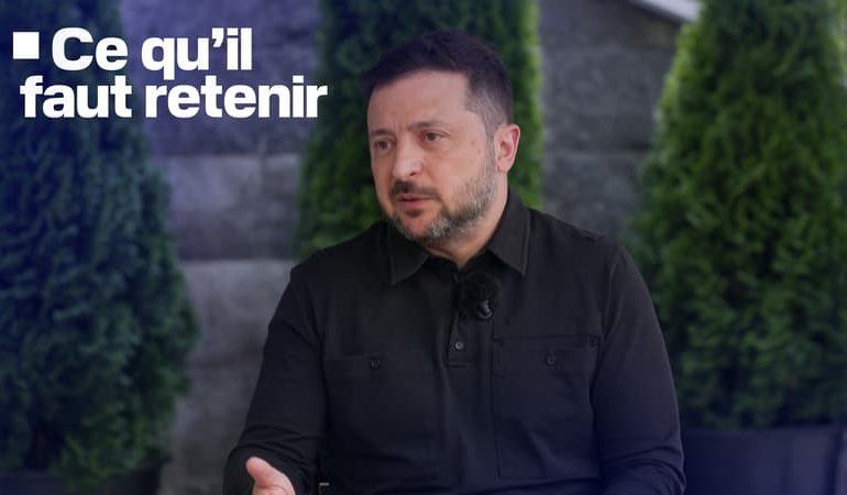 Le président ukrainien Zelensky s&rsquo;exprime sur BFMTV