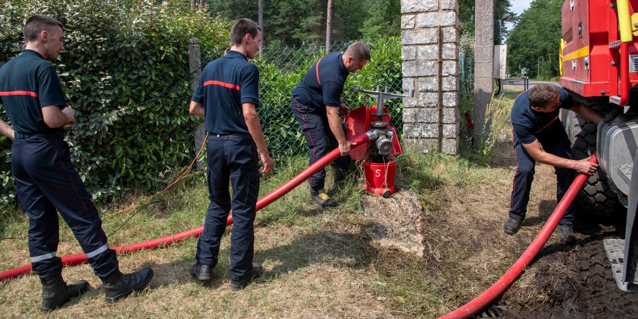 Les pompiers s&rsquo;organisent face aux incendies en Île-de-France