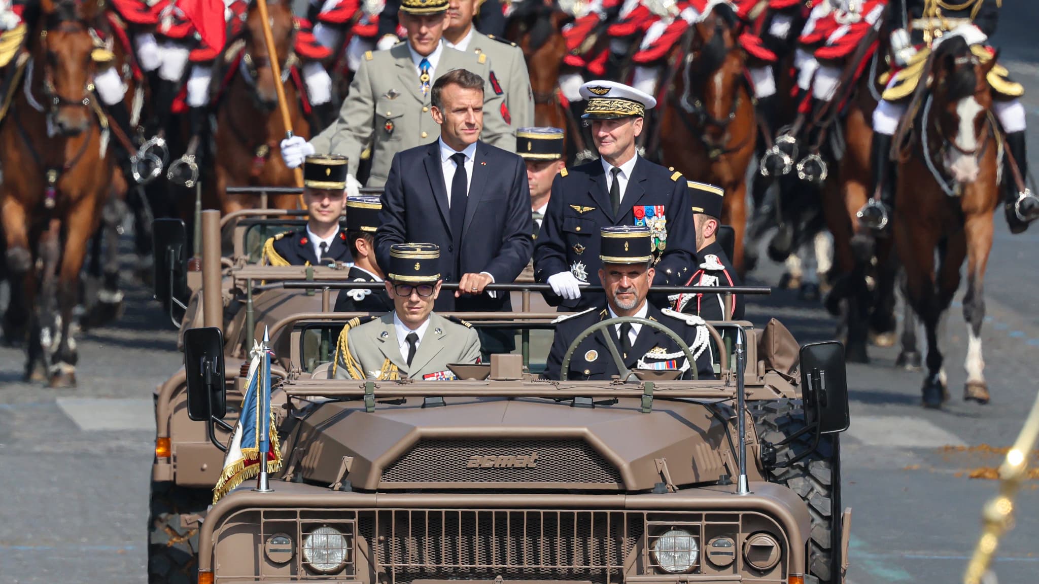 La dernière parade du 14-Juillet sous la présidence d&rsquo;Emmanuel Macron