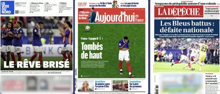 La défaite des Bleus face à l&rsquo;Espagne en demi-finale du Mondial 2026