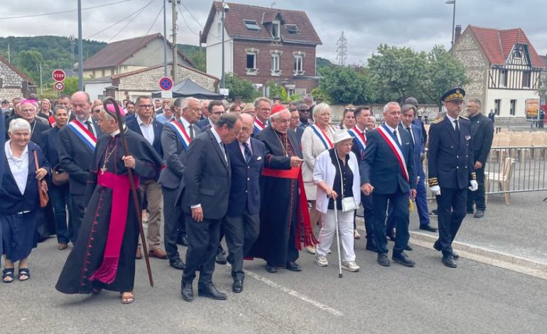 La page web d&rsquo;hommage au père Jacques Hamel à Saint-Étienne-du-Rouvray