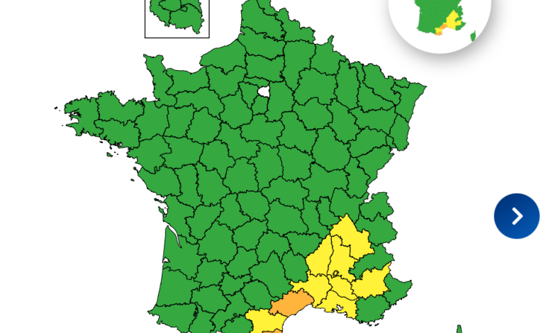 Vigilance Jaune Canicule : Huit Départements du Sud-Est Concernés