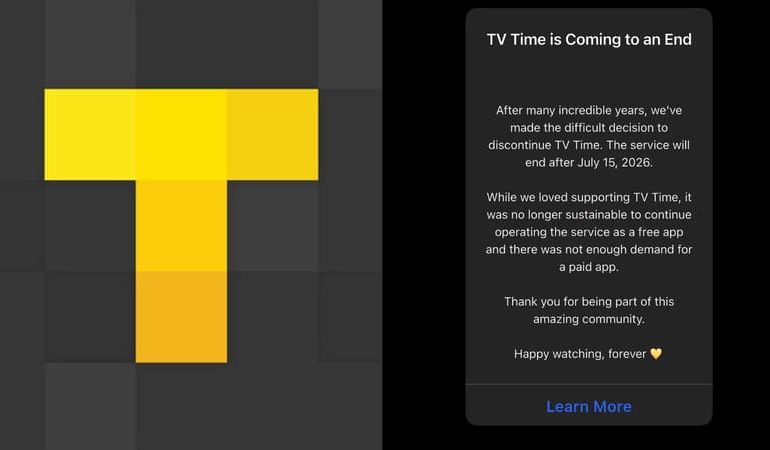 La fermeture de l&rsquo;application TV Time et ses alternatives