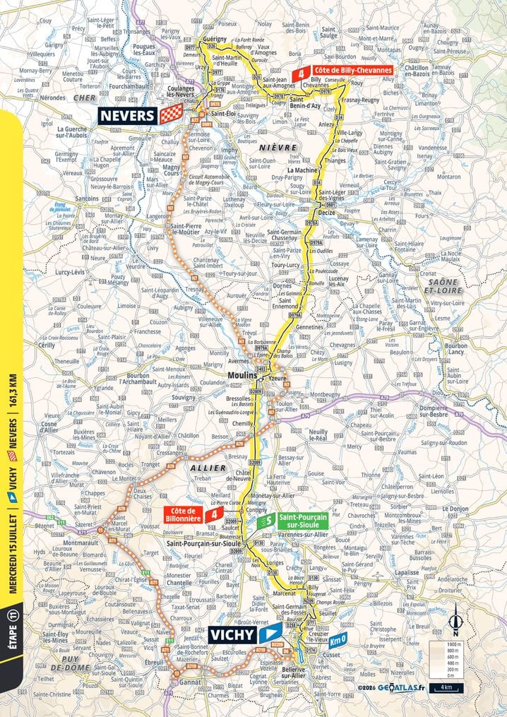 La 11e étape du Tour de France 2026: Informations clés
