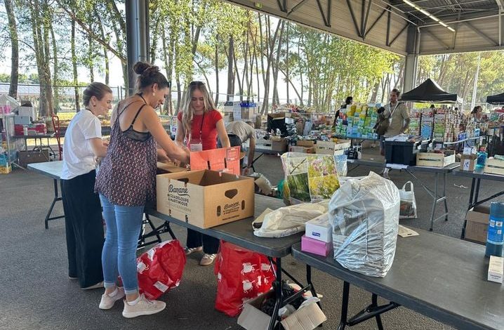 Mobilisation des bénévoles au Parc des Expositions de Bordeaux