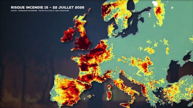 La canicule et les incendies ravagent l&rsquo;Europe