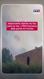 Incendies : nouvelle progression du feu dans le Var
