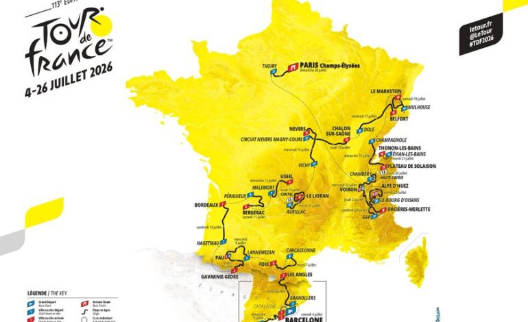 Le parcours innovant du Tour de France 2026