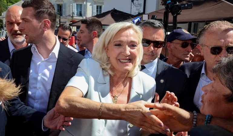 Marine Le Pen en tête des intentions de vote malgré sa condamnation