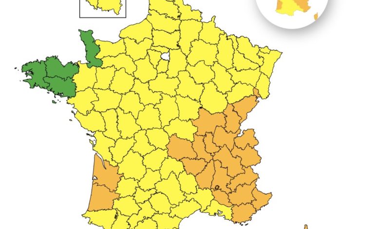 Chaleur intense : Vigilance orange pour 23 départements