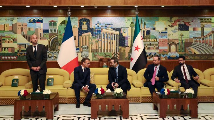 Emmanuel Macron en visite officielle en Syrie