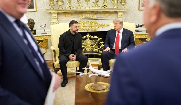 La rencontre entre Volodymyr Zelensky et Donald Trump à Washington