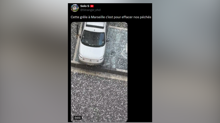 Un épisode orageux intense s&rsquo;abat sur Marseille
