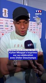 Kylian Mbappé montre son soutien à Didier Deschamps