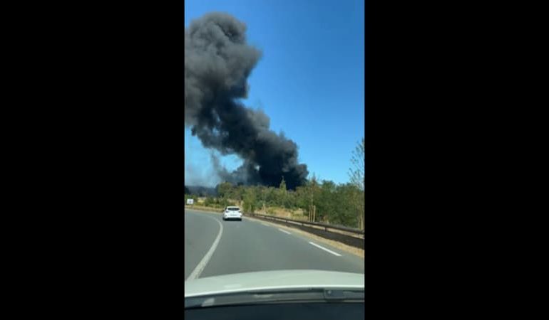 Incendie à Louvres dans une entreprise de logistique
