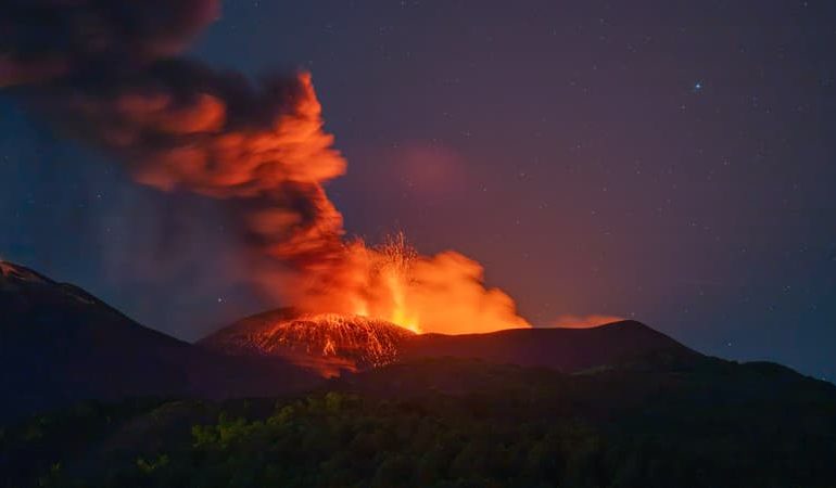 Touriste frappé par la foudre au mont Etna