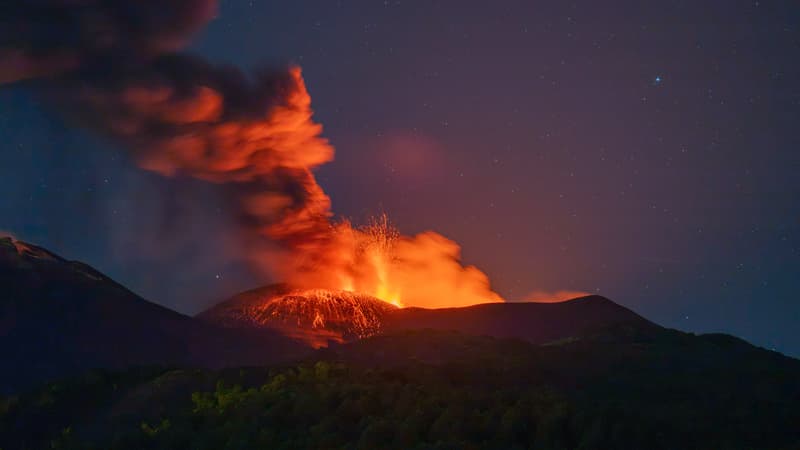 Touriste frappé par la foudre au mont Etna