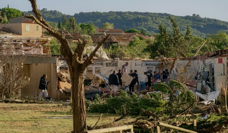 Intempéries dans le Sud-Est : une tornade cause des dégâts