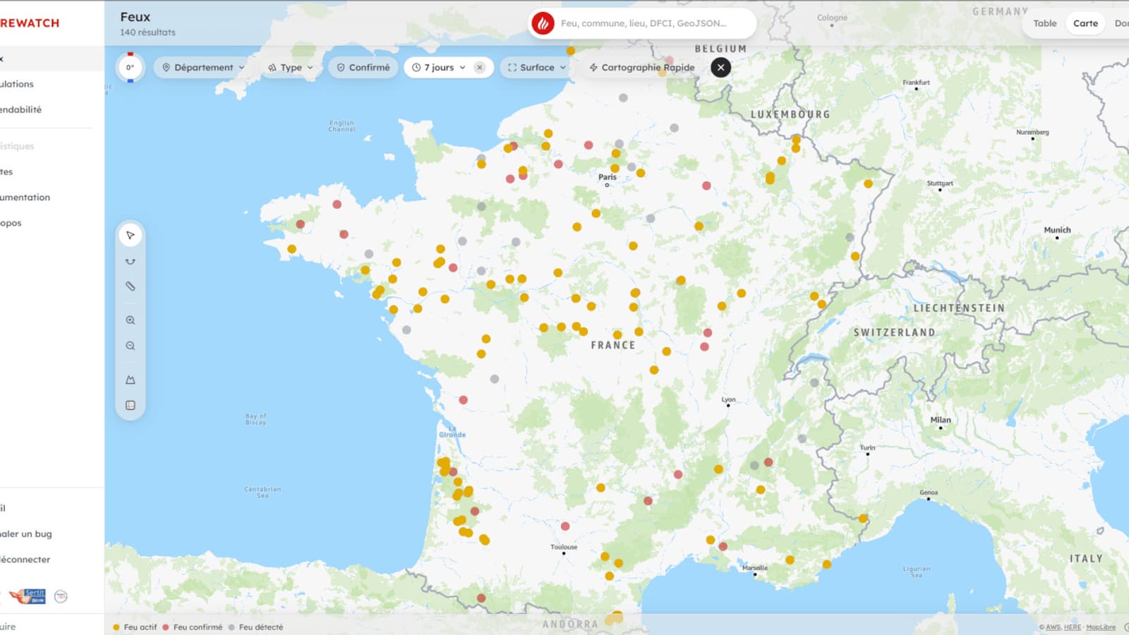FireWatch : Une Plateforme Avancée pour Lutter Contre les Incendies