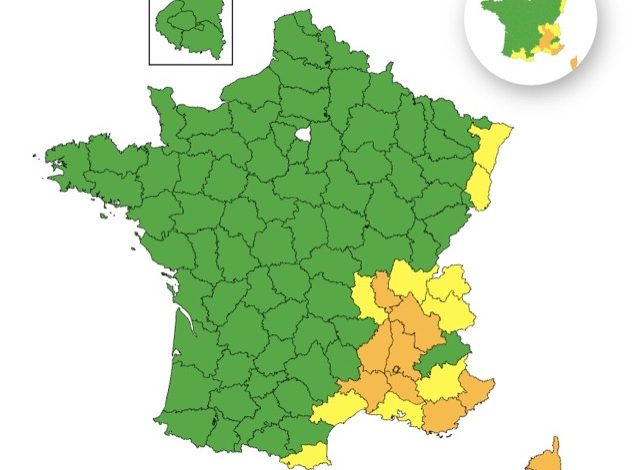 Vigilance Orange Canicule dans le Sud-Est de la France