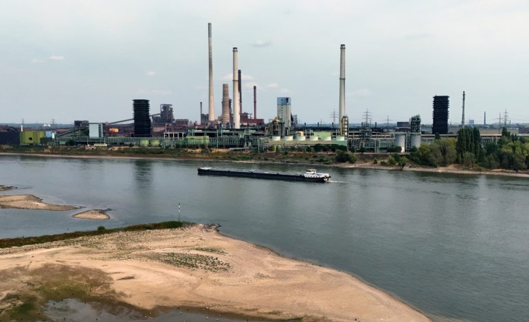 L&rsquo;industrie allemande face à la sécheresse du Rhin