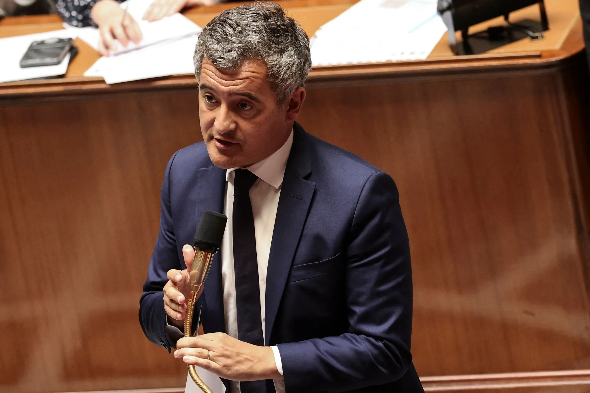 La police judiciaire critique Gérald Darmanin