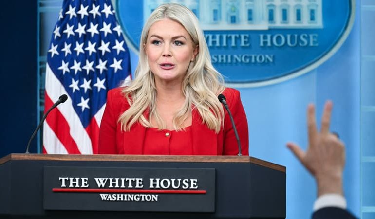 Départ de Karoline Leavitt de la Maison Blanche