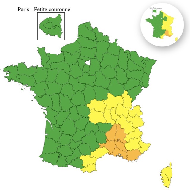 Troisième vague de chaleur en France: vigilance orange dans plusieurs départements