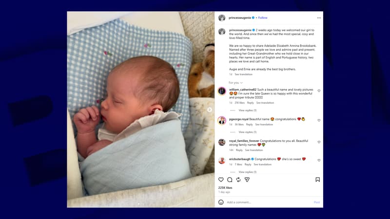 Naissance et Nom du Troisième Enfant de la Princesse Eugenie et Jack Brooksbank