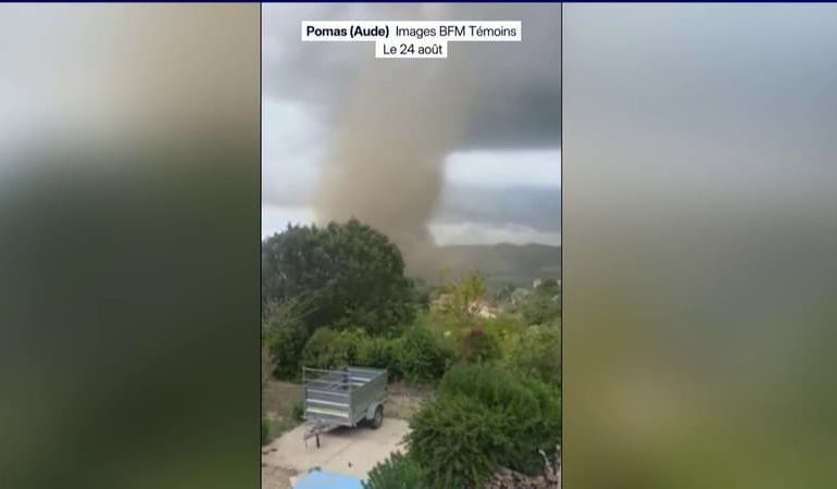 Une tornade frappe l&rsquo;Aude en pleine vigilance orange aux orages