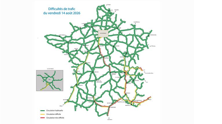 Prévoyez des perturbations importantes sur les routes pour le week-end du 15 août