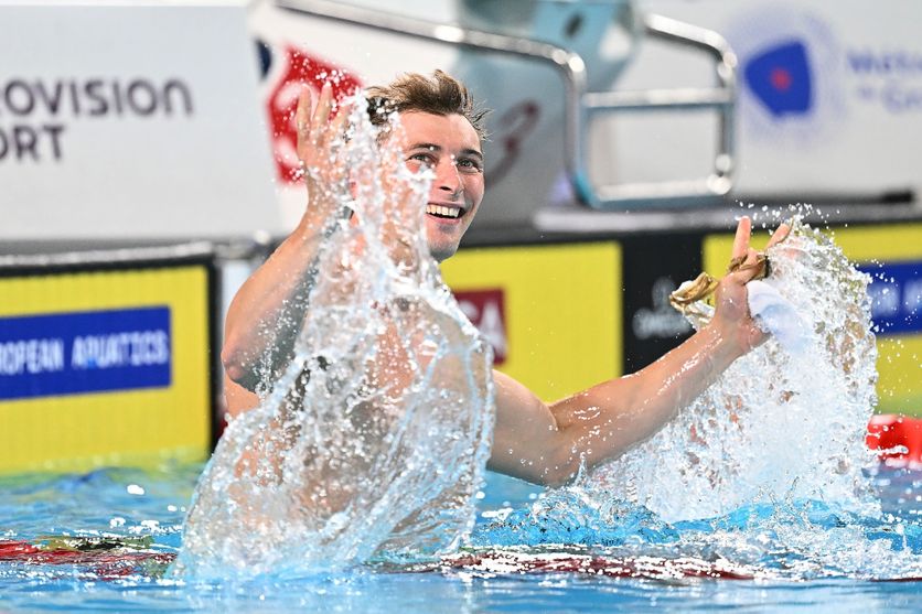 Maxime Grousset brille à l&rsquo;Euro de natation