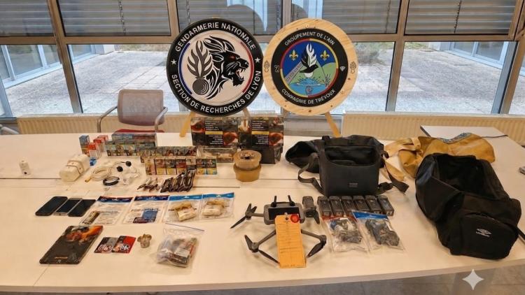 Opération contre le trafic de drogue par drones à Villefranche-sur-Saône