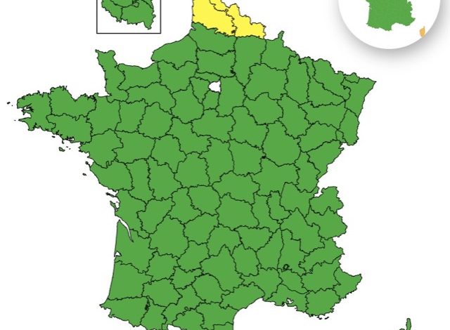 Alertes météorologiques dans le Nord de la France
