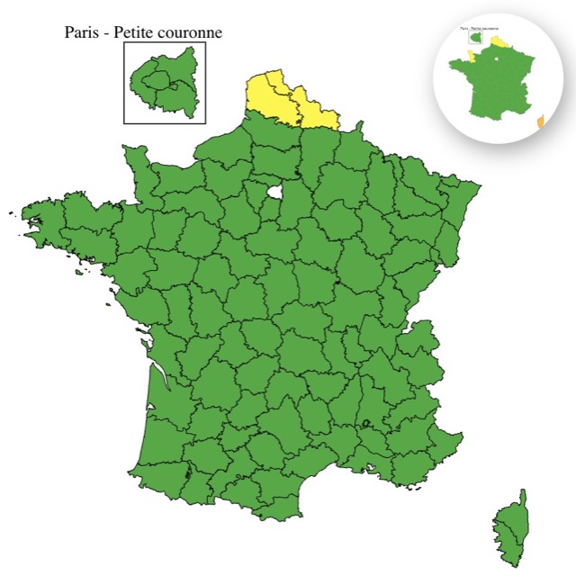 Alertes météorologiques dans le Nord de la France