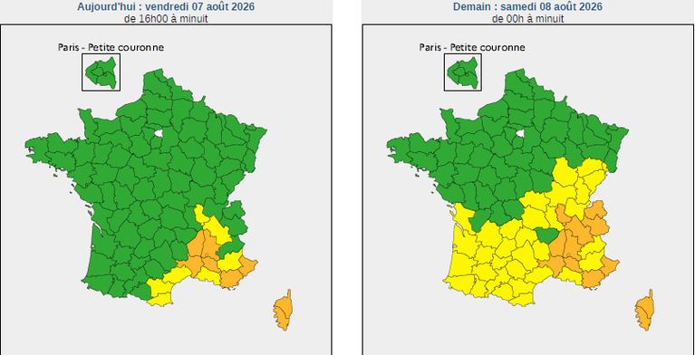 Nouvelle Vague de Chaleur : Douze Départements en Vigilance Orange