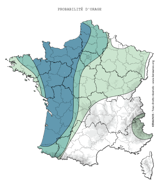Prédictions Météo : Alerte aux Orages sur le Territoire Français