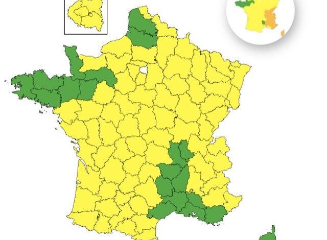 Météo : Vigilance jaune pour les orages dans 75 départements