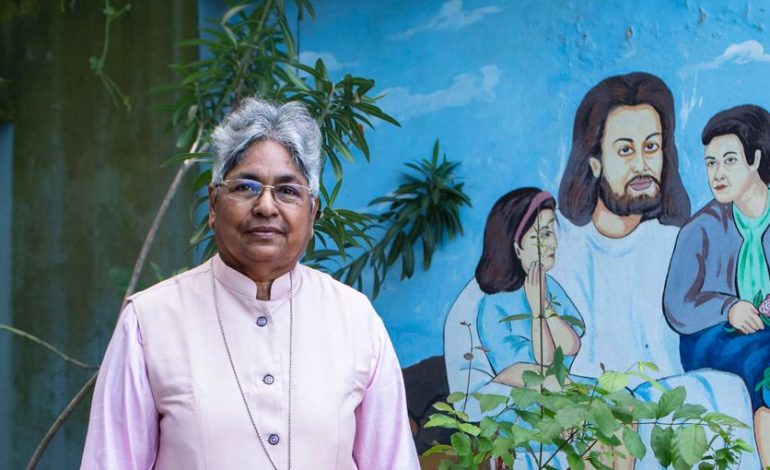 Portrait de Sœur Christin Joseph en Inde