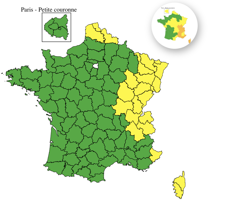 Alerte orages en France : 21 départements en vigilance jaune