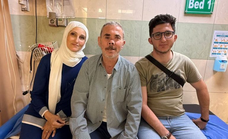 Réunion d&rsquo;une famille palestinienne au Caire