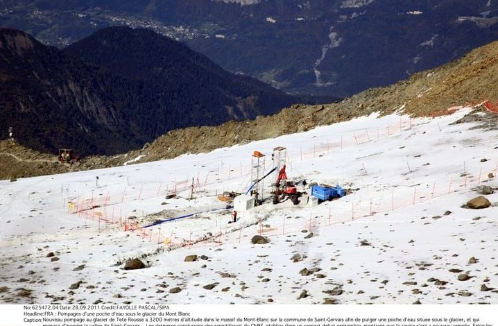 Les risques des glaciers face au réchauffement climatique
